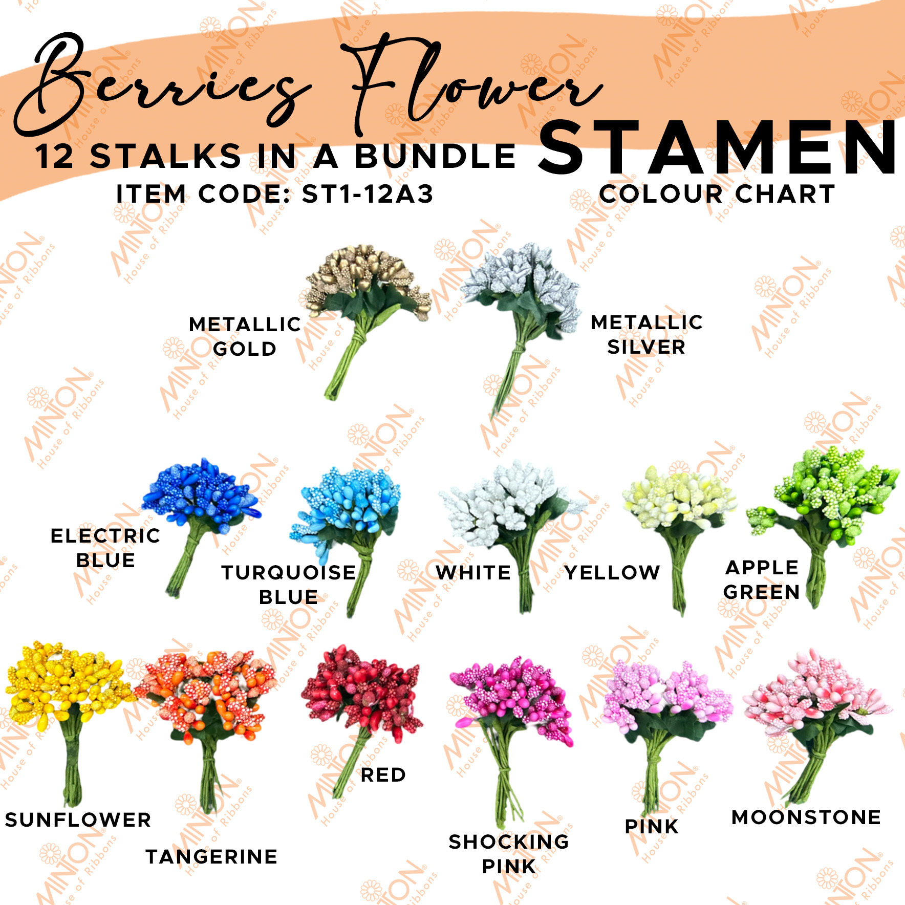ST1-12A3 STAMEN COLOUR CHART 2026